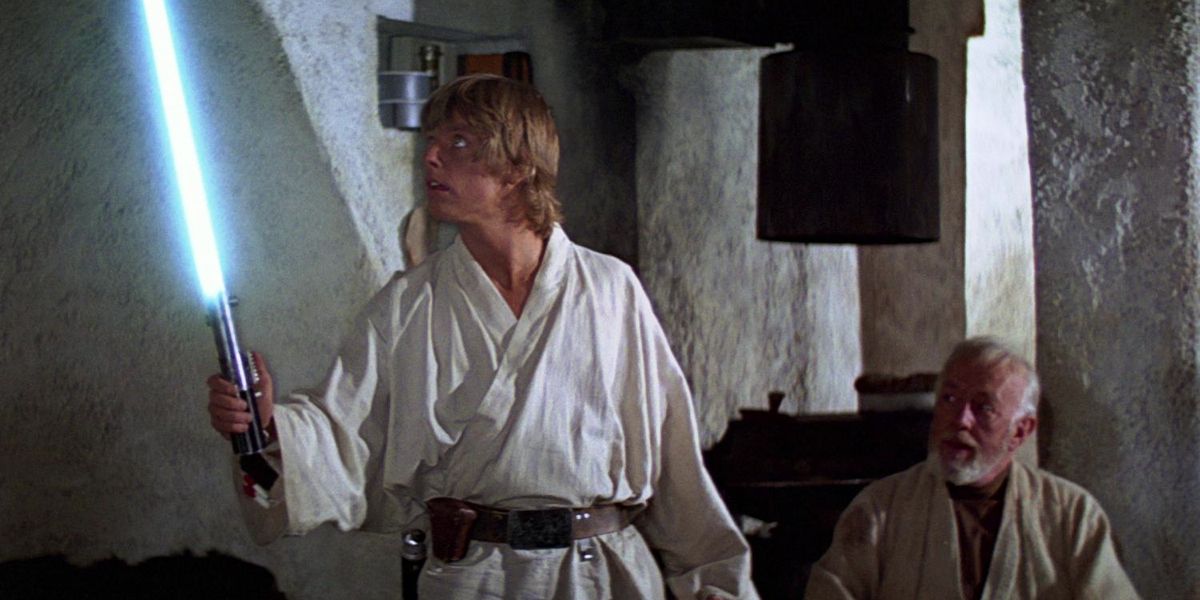 Luke and Obi-Wan in Star Wars