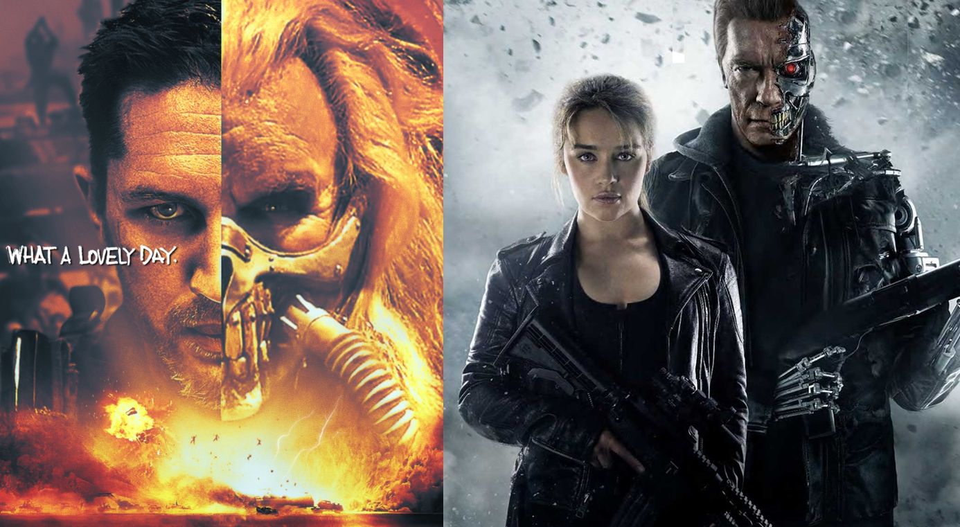 Mad Max 4 Fury Road and Terminator 5 Genisys Posters