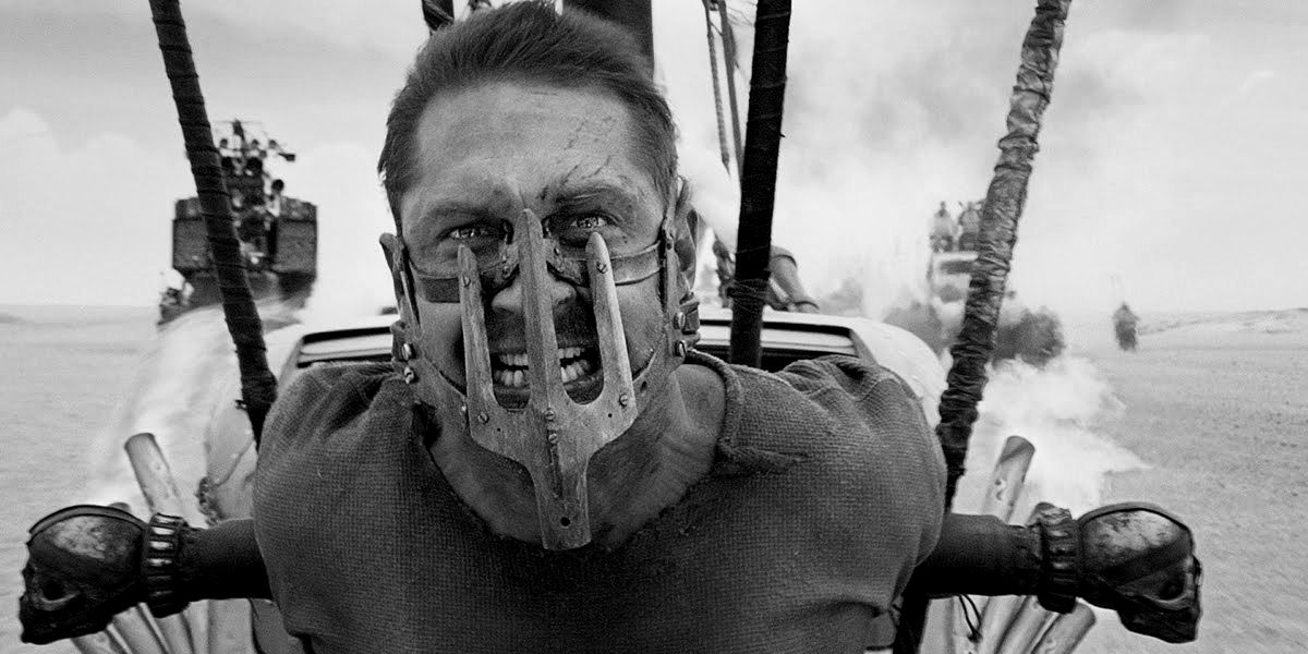 Mad Max Fury Road Bluray Black and White