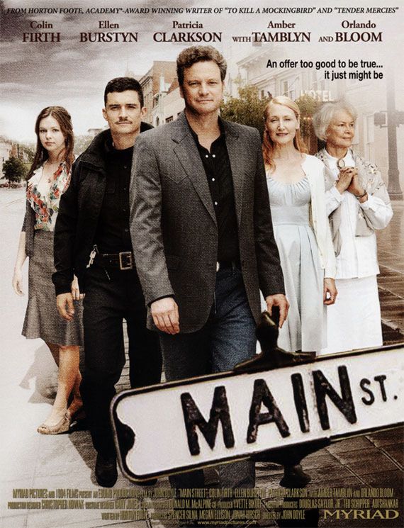 Main St colin firth orlando bloom poster