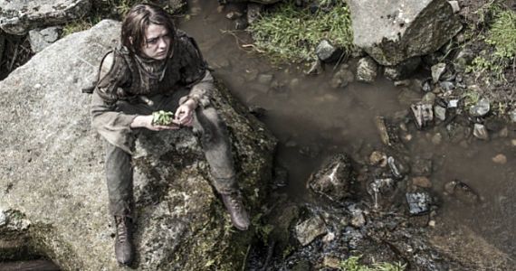 Maise Williams in Game of Thrones season 4 episode 3