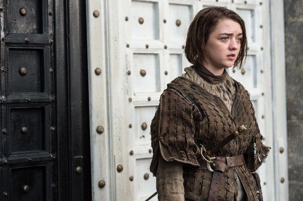 Maisie Williams as Arya Stark in Game of Thrones S5