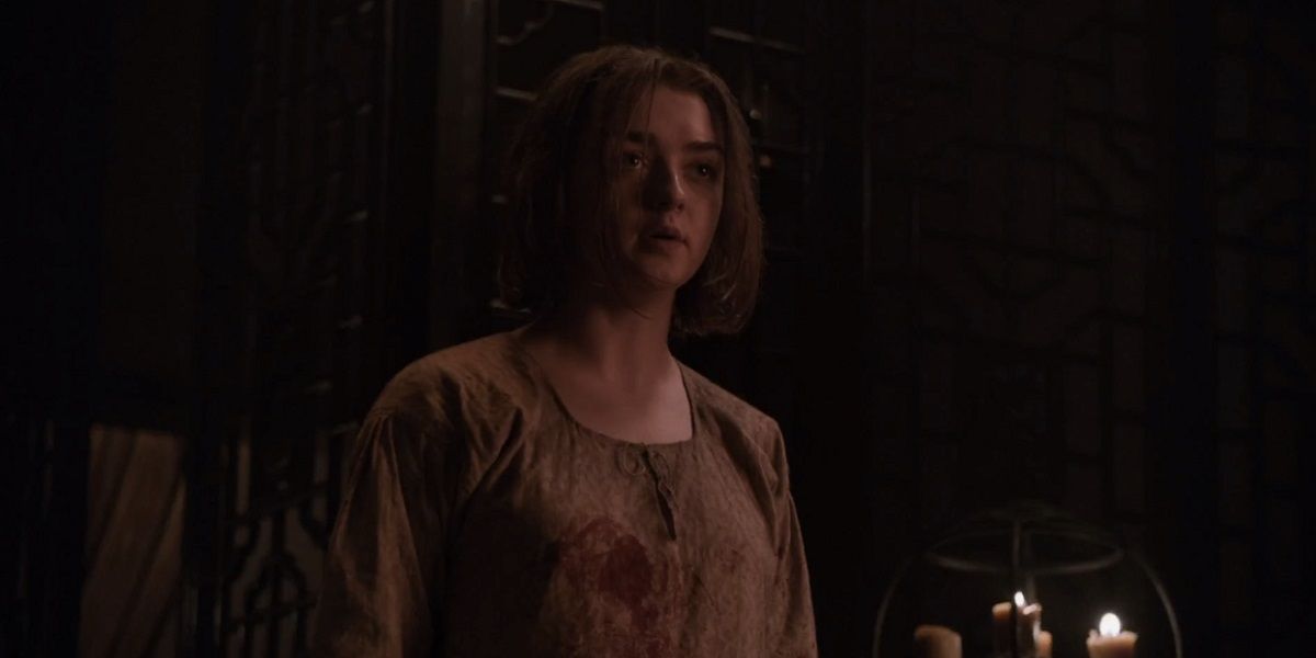 Maisie Williams as Arya in Game of Thrones Season 5 Finale