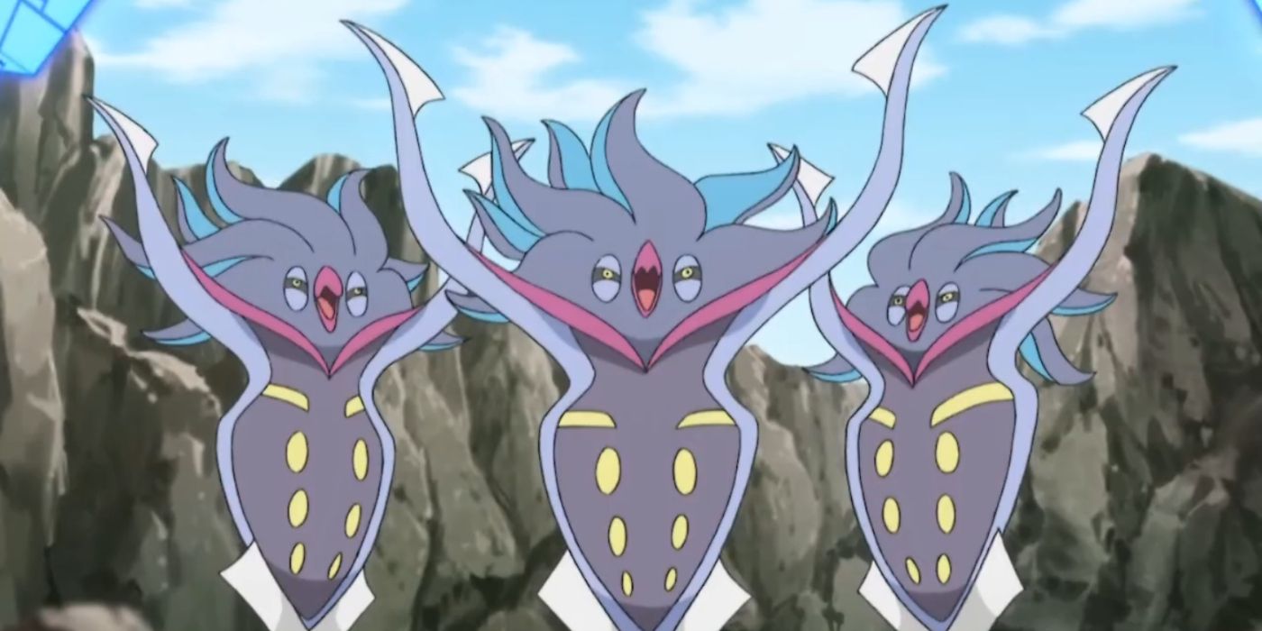 Three Malamar raise their tentacles