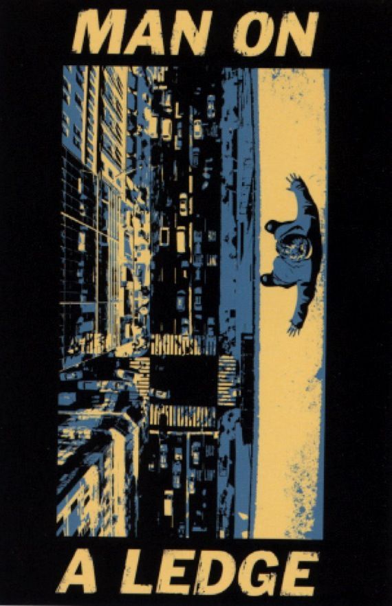 Man On A ledge movie poster Sam Worthington Elizabeth Banks