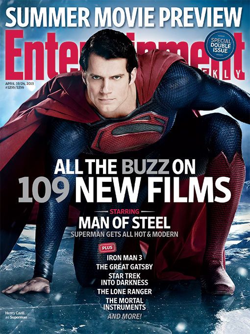 Man of Steel Entertainment Weekly Cover