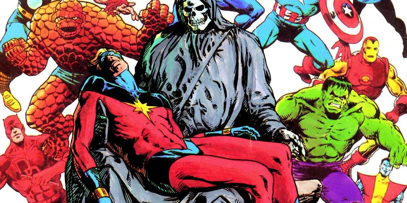 Mar-Vell aka Captain Marvel dies in Marvel Comics