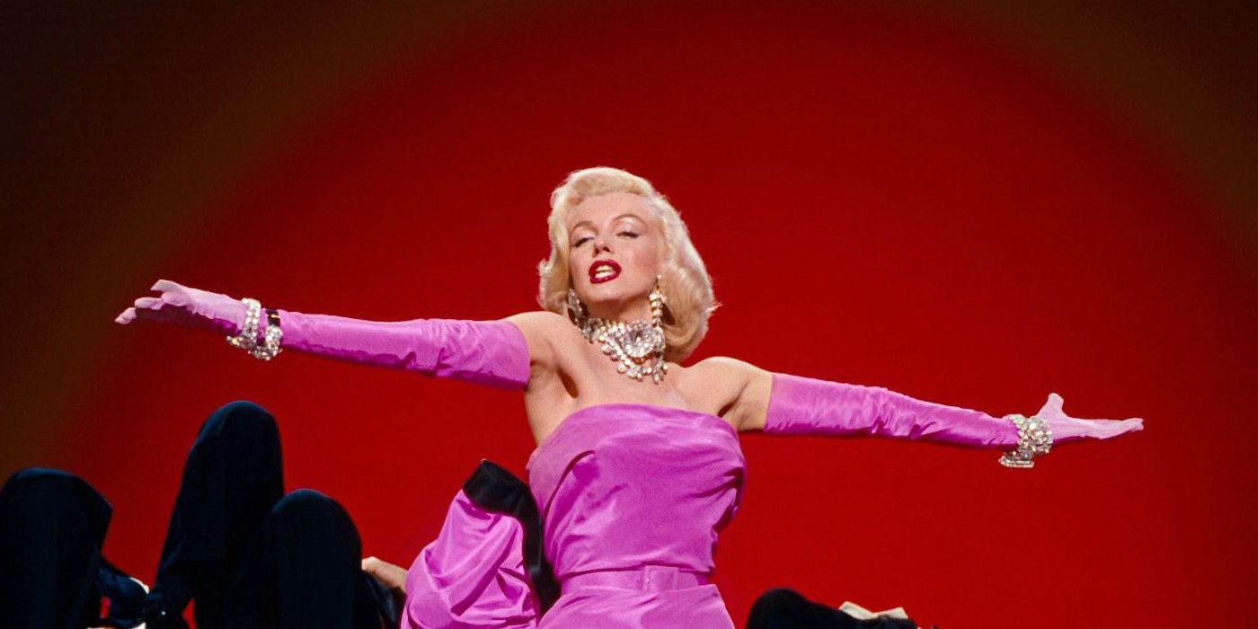 Lorelei Lee during the Diamonds are a Girl's Best Friends number in Gentlemen Prefer Blondes