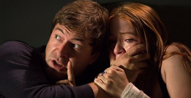 Mark Duplass and Sarah Bolger in 'The Lazarus Effect'
