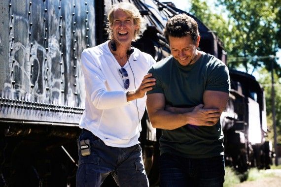 Mark Wahlberg and Michael Bay Transformers 4