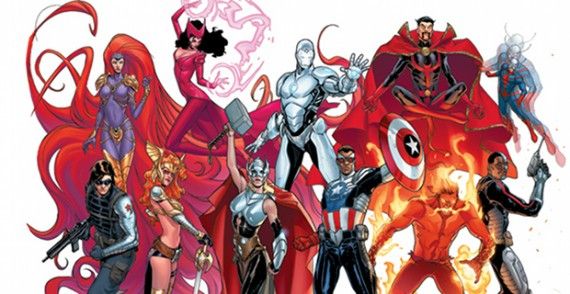 Marvel Avengers NOW Female Thor Black Captain Americajpg