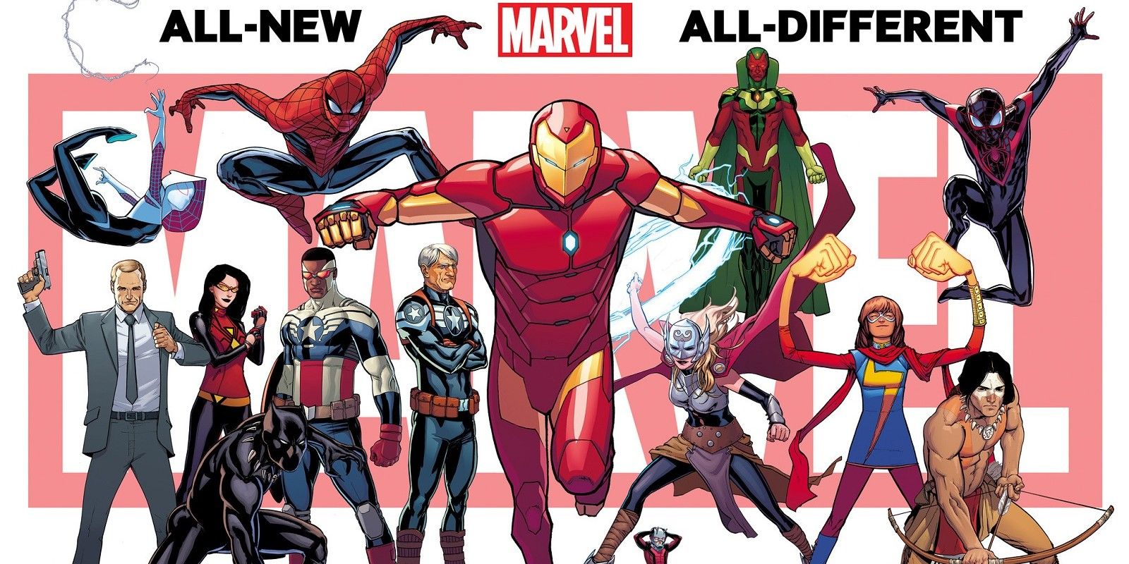 Marvel Comics All New All Different lineup