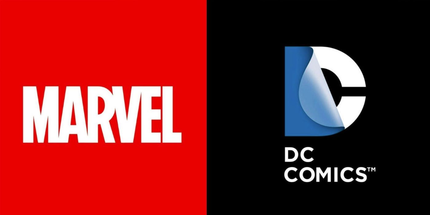 Marvel Logo and DC Logo