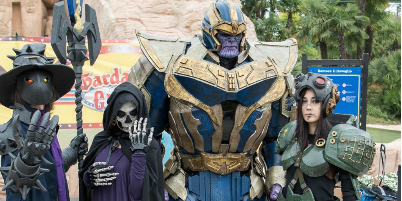Marvel Thanos cosplay costume Infinity War