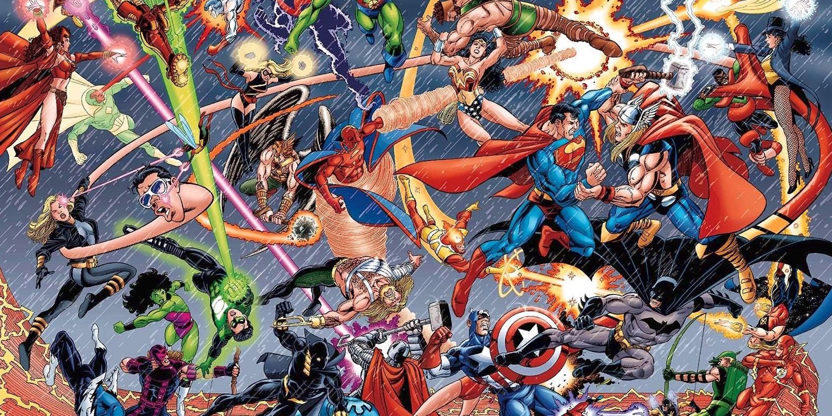Marvel Vs DC Movies Poster