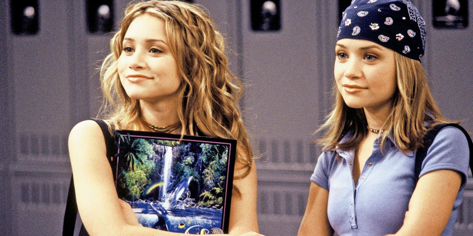 Mary-Kate Ashley Olsen on their final sitcom, So Little Time, at their lockers