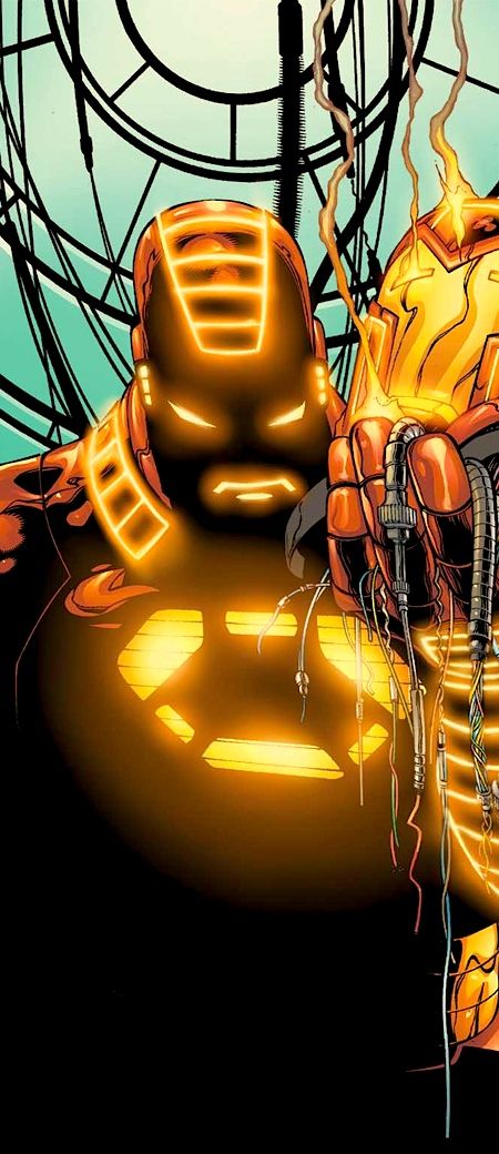 Mask in the Iron Man Comic Book
