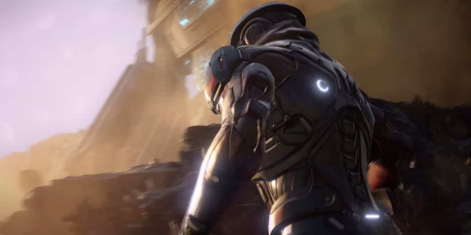 An image of a warrior in Mass Effect Andromeda gameplay