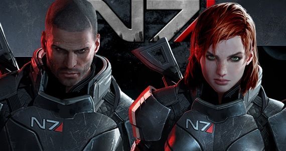 'Mass Effect' - Male and female Shepard