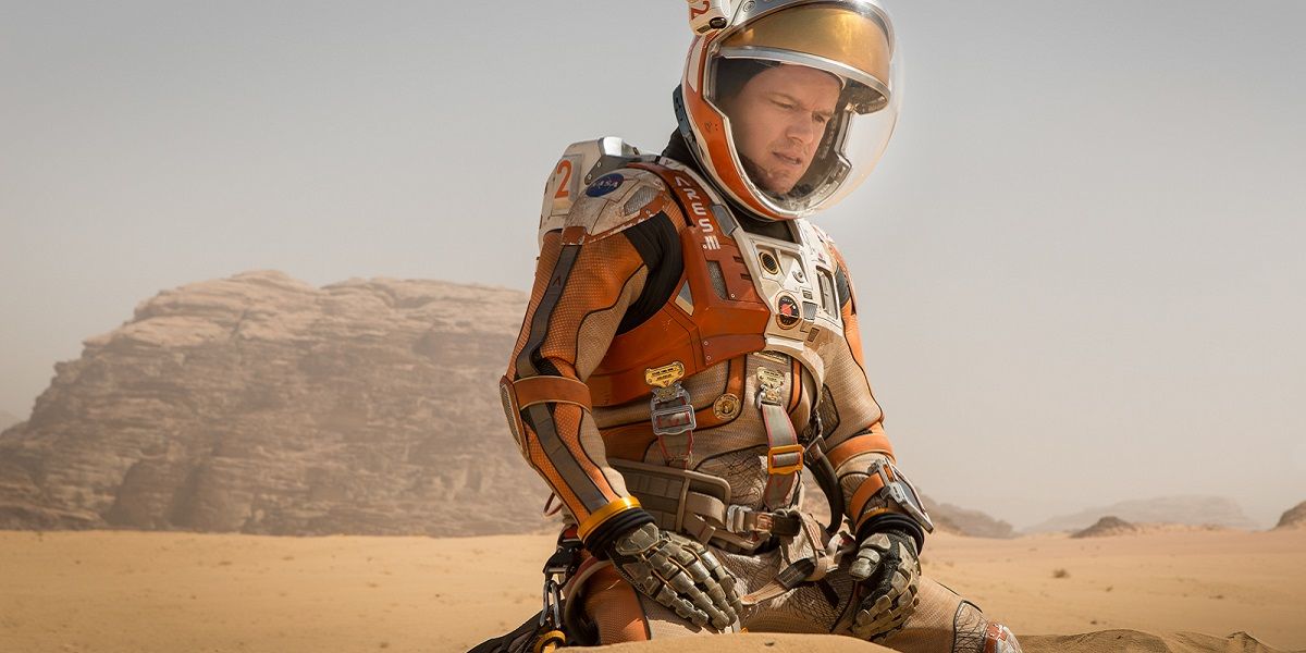 Matt Damon as Mark Watney in The Martian