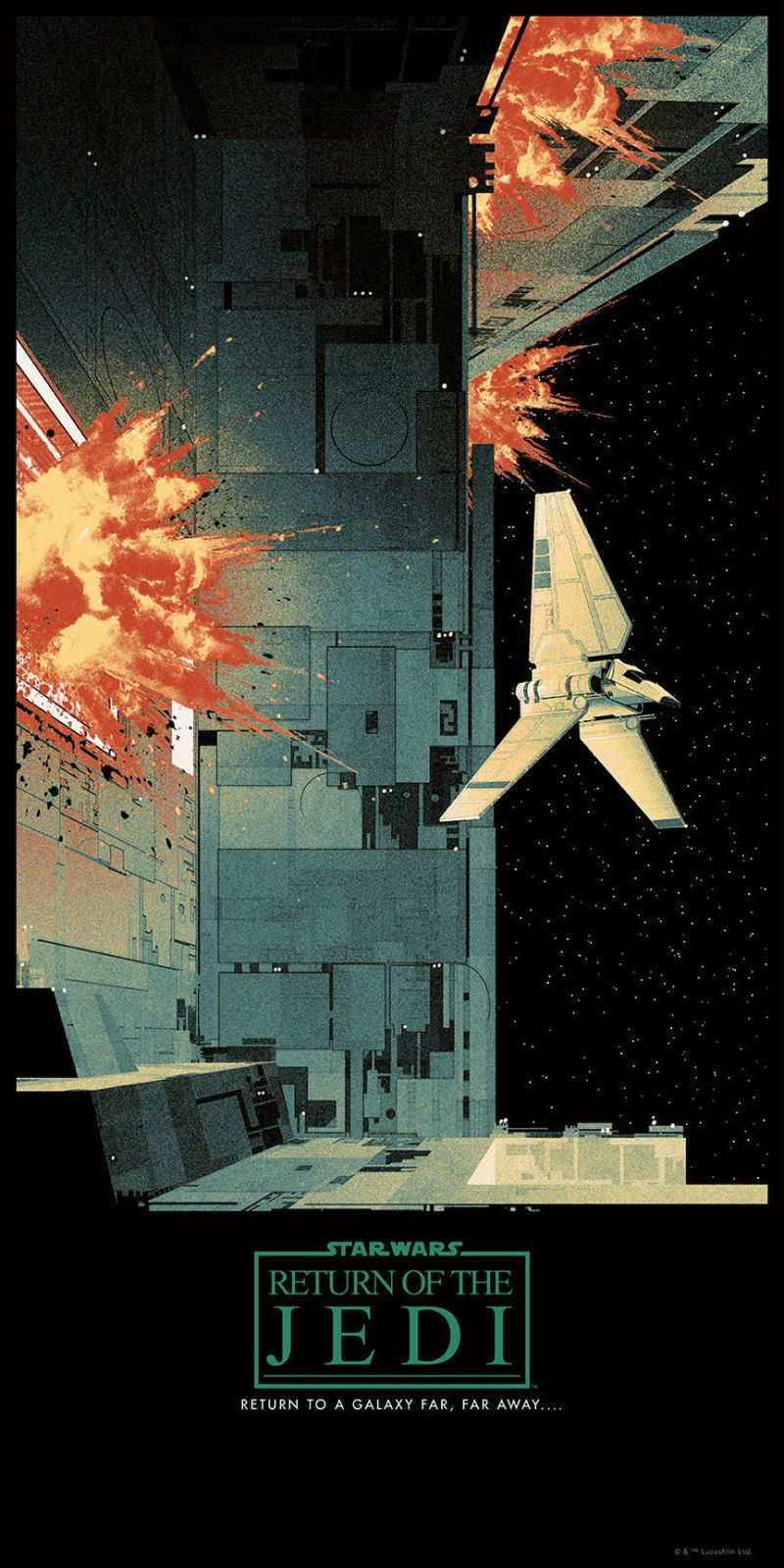 Matt Ferguson Star Wars poster - Death Star Escape