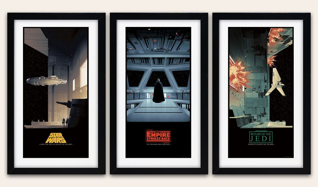 Star Wars: Awesome Original Trilogy Art Posters