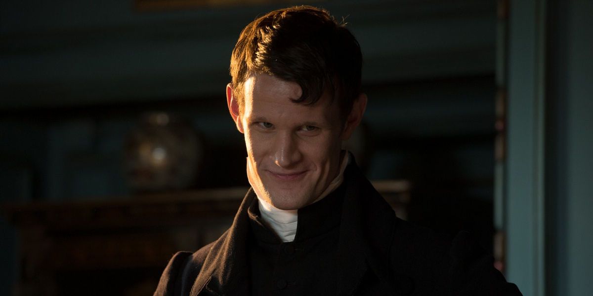 Matt Smith as Mr. Collins in Pride and Prejudice and Zombies