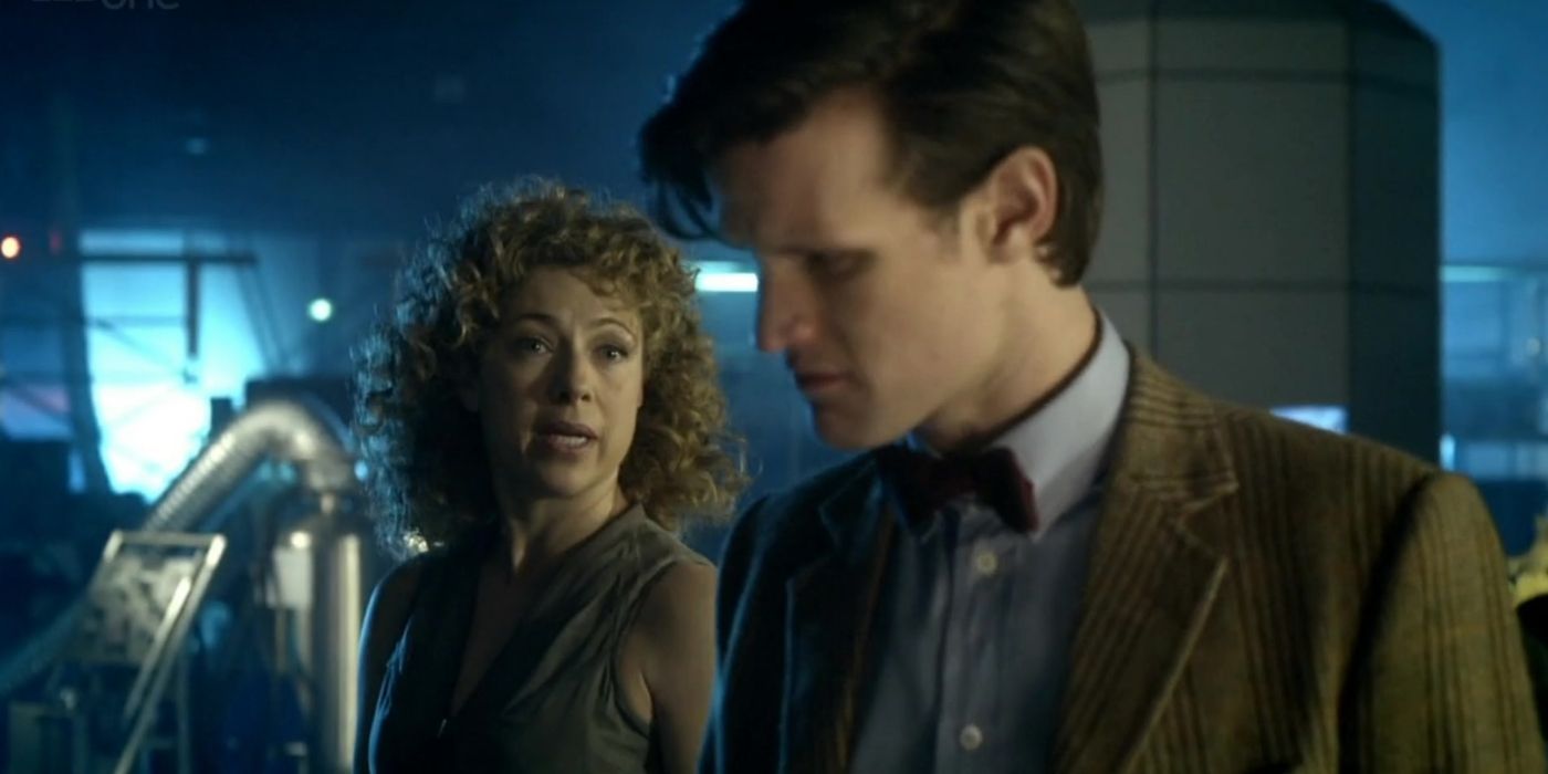 Matt Smith and Alex Kingston in Doctor Who a Good Man Goes to War
