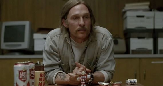 Matthew McConaughey as Rust Cohle in True Detective Season 1 Episode 1