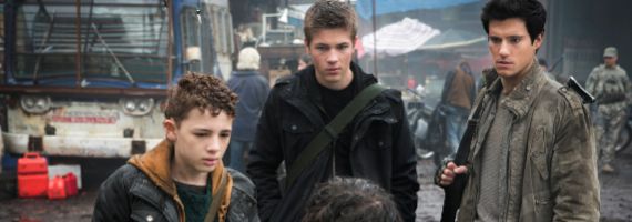 Maxim Knight Connor Jessup and Drew Roy in Falling Skies Journey to Xibalba