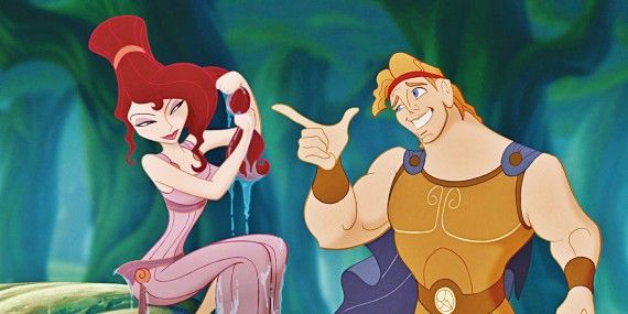Megara and Hercules in Disney's Hercules