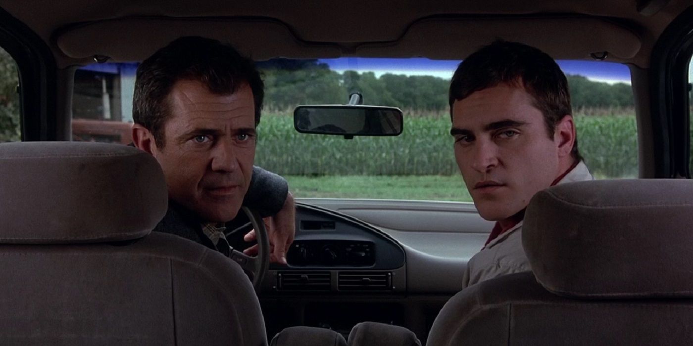 Mel Gibson and Joaquin Phoenix in M. Night Shyamalan's Signs