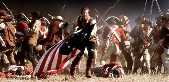 Mel Gibson in the Roland Emmerich film The Patriot
