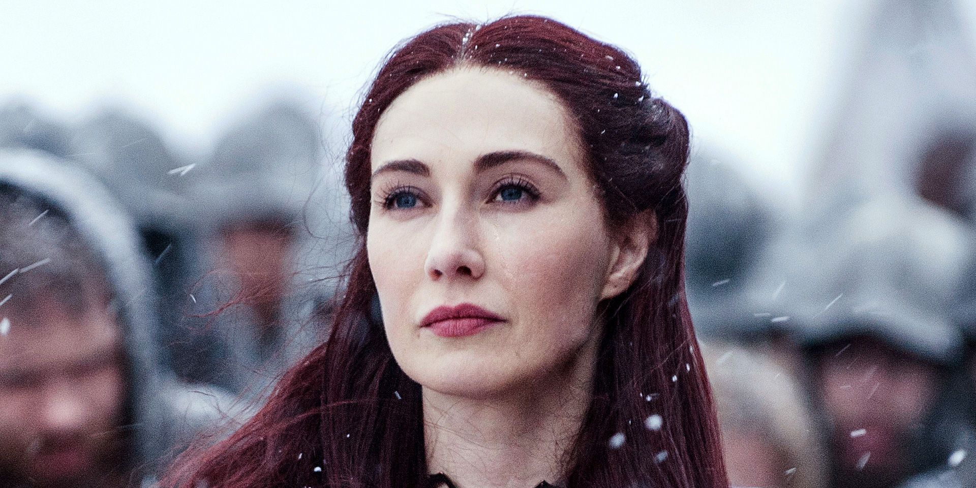 Melisandre in the Snow in Game of Thrones