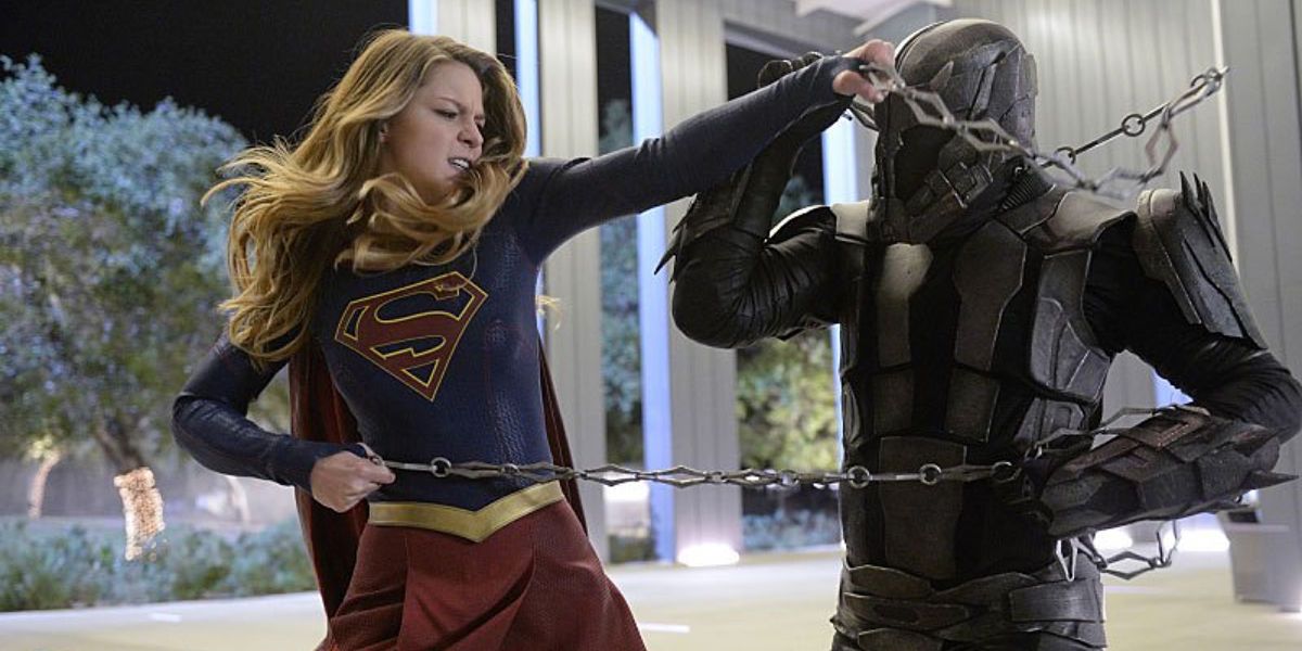 Melissa Benoist and Jeff Branson in Supergirl Season 2 Episode 14