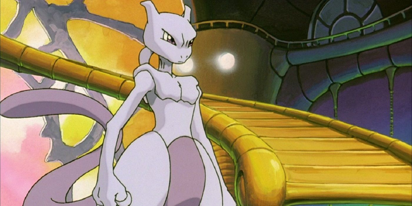 Mewtwo Pokemon stairs the First Movie