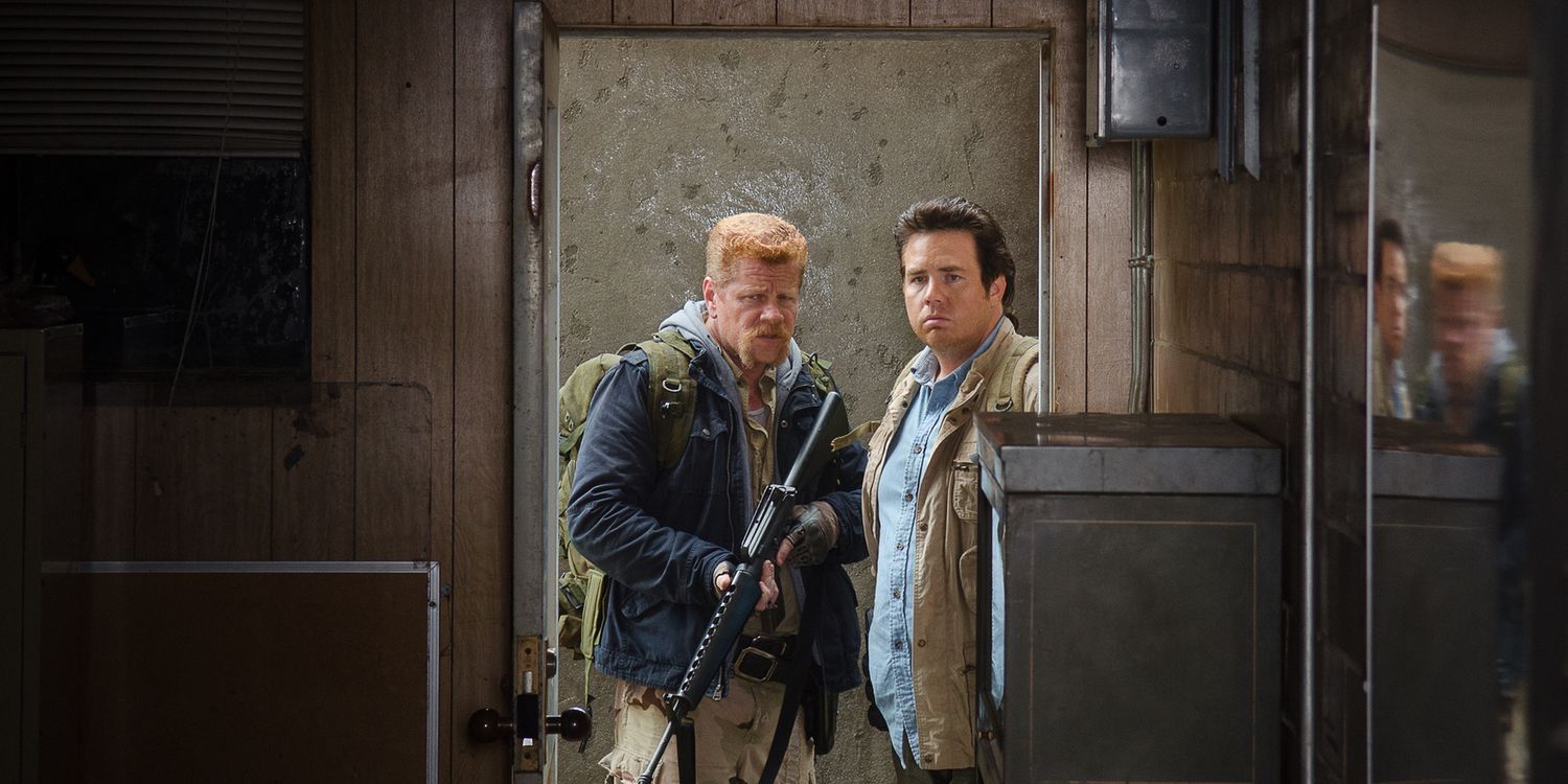 Michael Cudlitz and Josh McDermitt in The Walking Dead Season 6 Episode 14