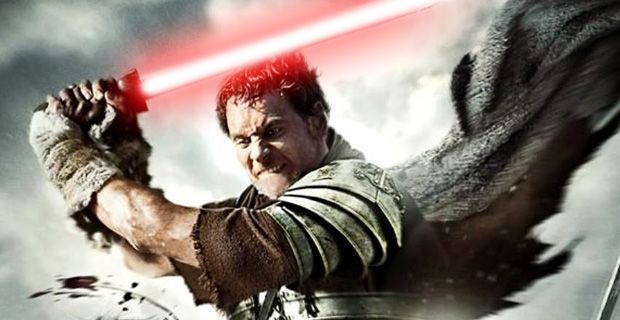 Michael Fassbender as Jedi Sith with Lightsaber (Star Wars 7)