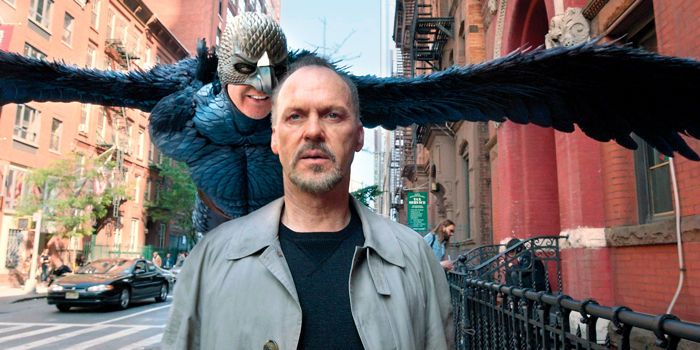 Michael Keaton with Birdman