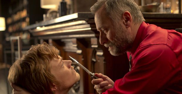 Michael Nyqvist and Alfie Allen in &lsquo;John Wick&rsquo; (2014)