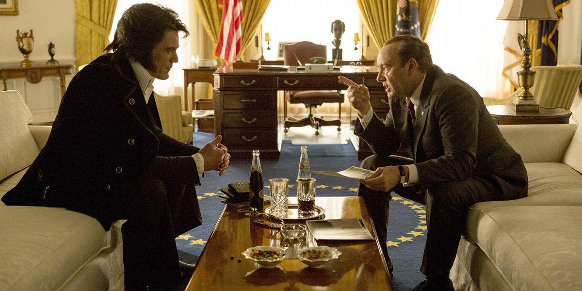 Michael Shannon and Kevin Spacey in Elvis and Nixon