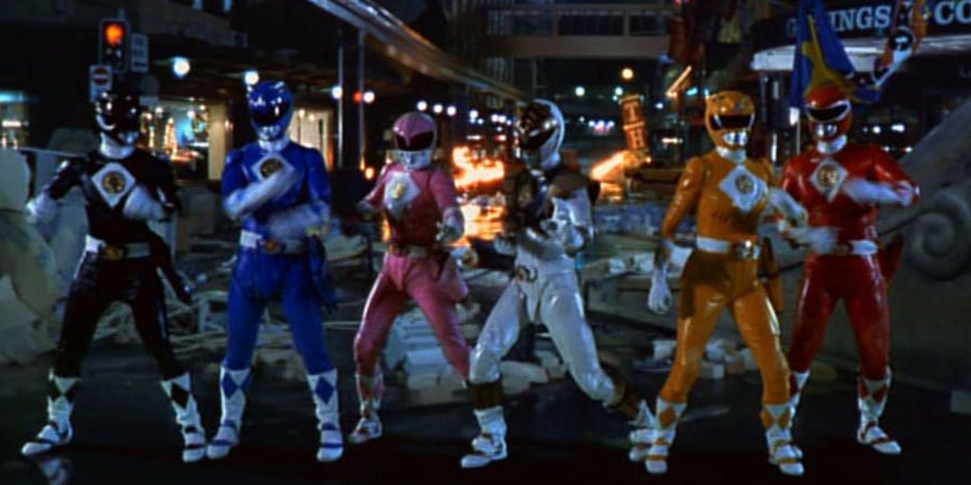 Black Ranger, Blue Ranger, Pink Ranger, White Ranger, Yellow Ranger, Red Ranger