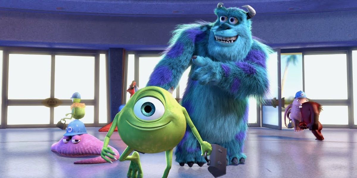 Mike and Sully in Monsters Inc.