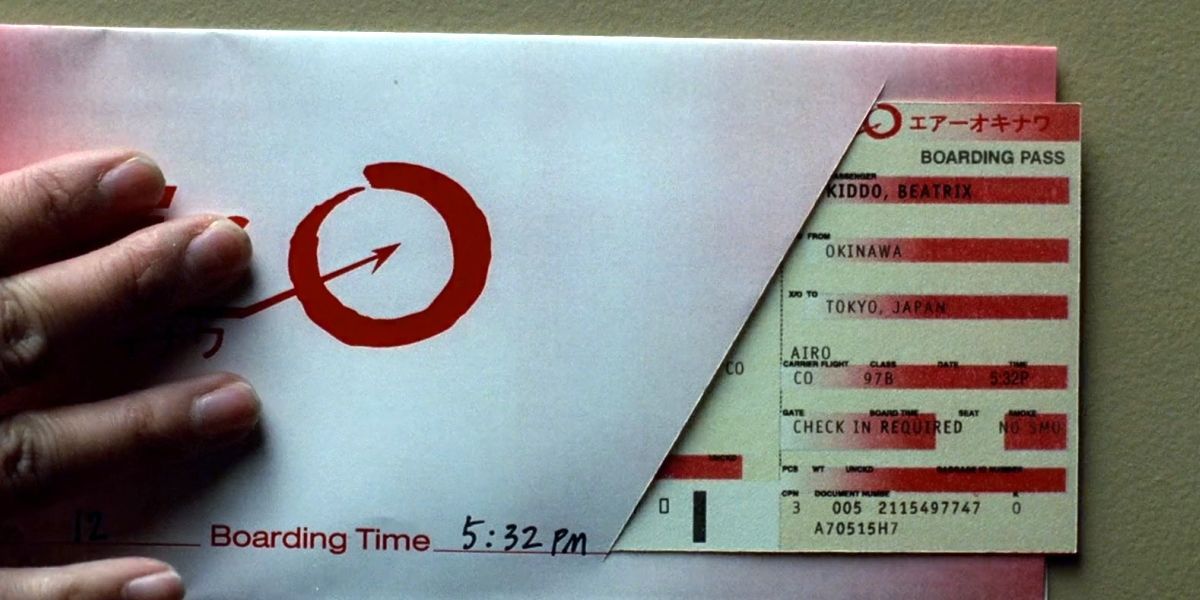 Movie Details You Missed Kill Bill Plane Ticket