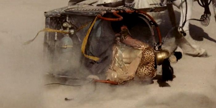 Movie Mistake Gladiator Chariot Gas Tank