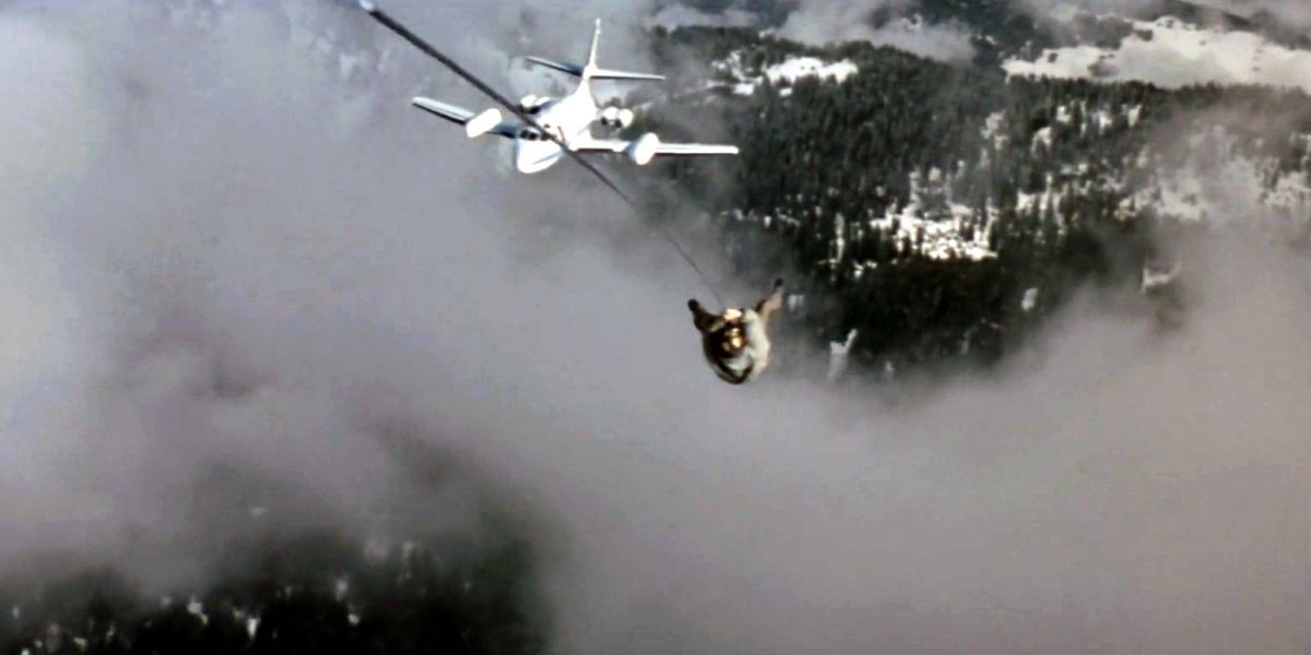 Movie Stunts Cliffhanger Airplane