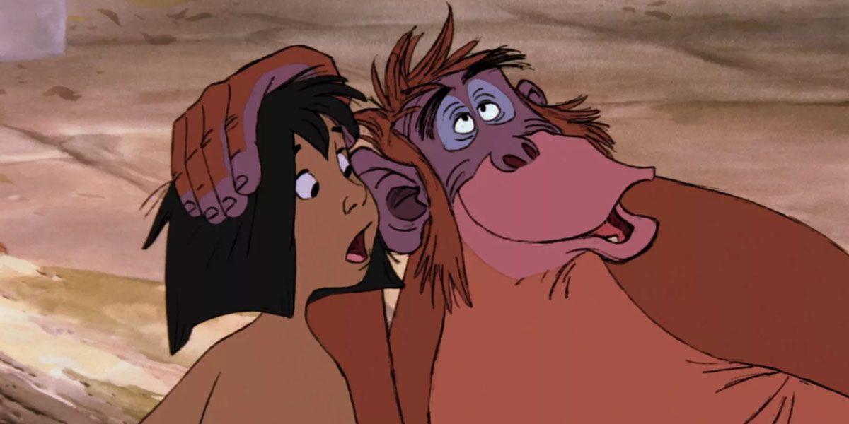 Mowgli and King Louie of the Apes - The Jungle Book
