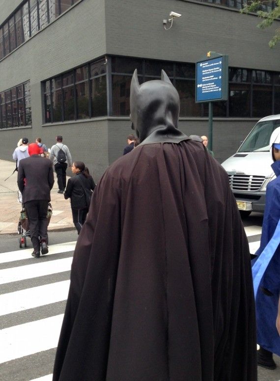 NYCC 2013 Batman Cosplay in Street
