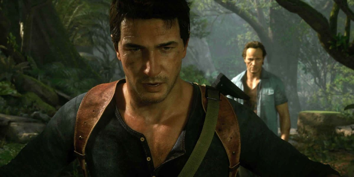 Nathan Drake looking disappointed in Uncharted 4