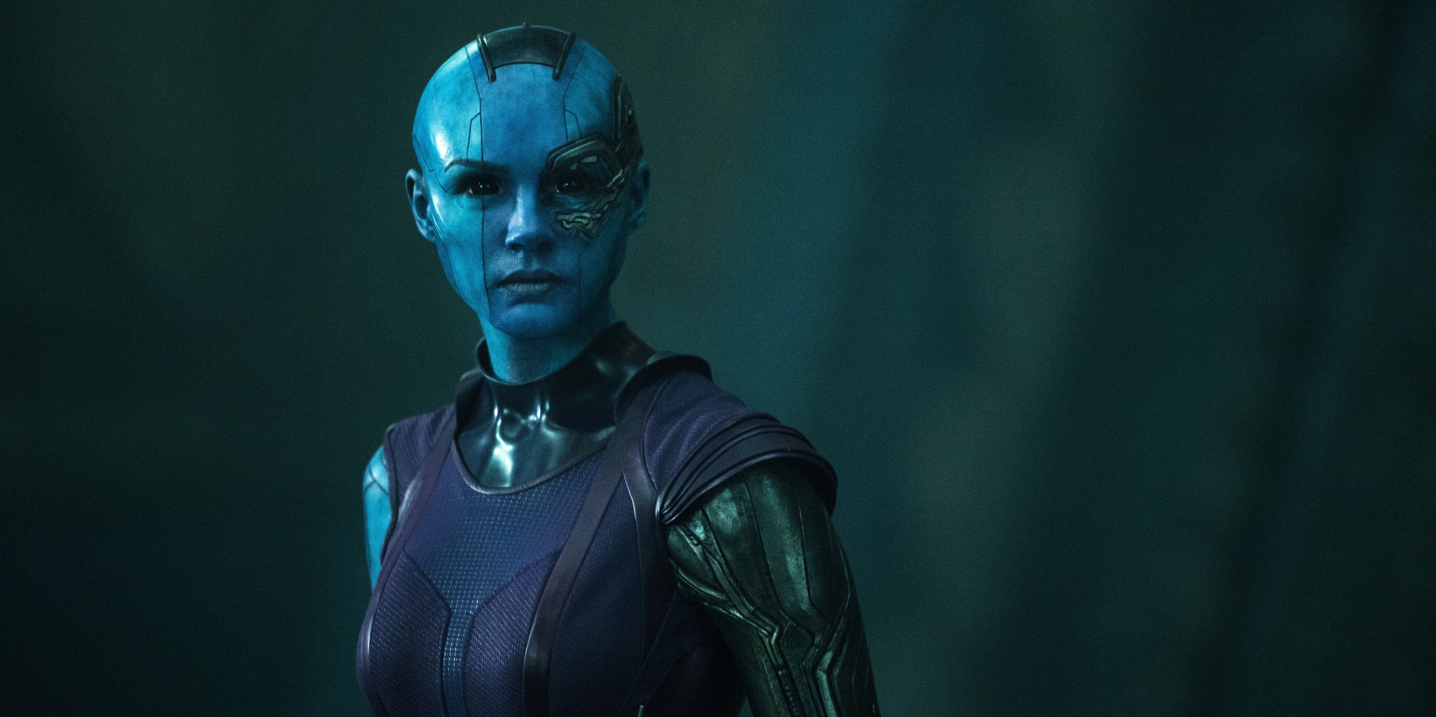 Karen Gillan as Nebula in Guardians Of The Galaxy